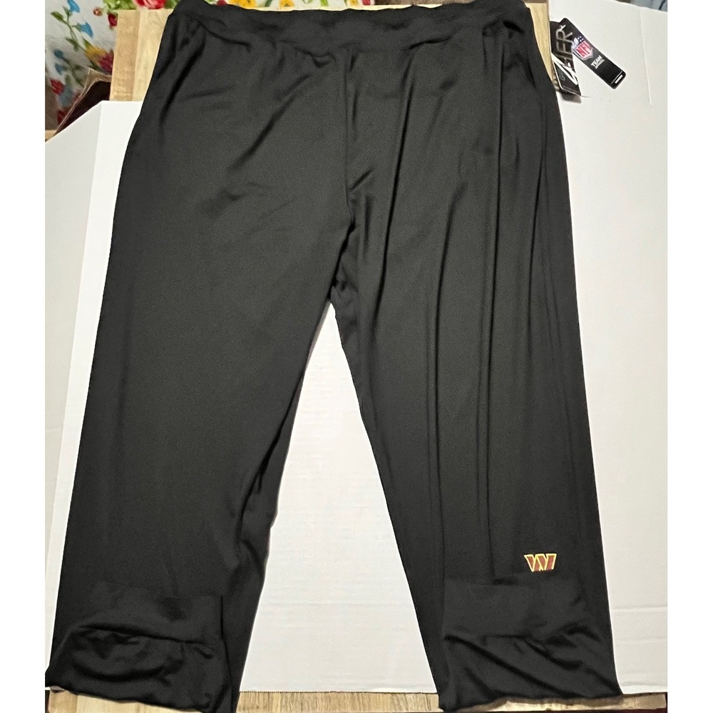 G-III 4Her Washington Commanders NFL Joggers by Carl Banks Black XXL Pants NWT
